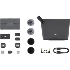 DJI Mic 3 Wireless Microphone System (2TX + 1 RX) with Charging Case