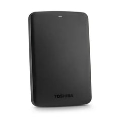 محرك أقراص صلبة خارجي محمول من Toshiba Canvio USB 3.0 Basics بسعة 2 تيرابايت - أسود