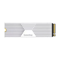 GameStop Internal SSD Storage Expansion NVME M.2 PCIe Gen 4x4 with Heatsink - White