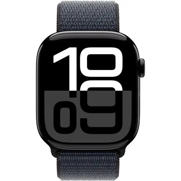 Apple Series 10 46mm (GPS) Smart Watch Aluminum Case with Sport Loop – Jet Black