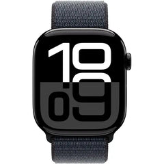 Apple Series 10 46mm (GPS) Smart Watch Aluminum Case with Sport Loop – Jet Black