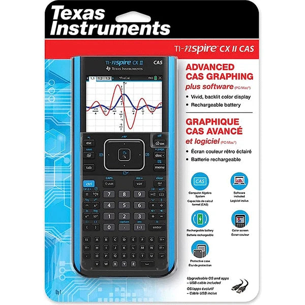 Used Texas Instruments TI-NSPIRE CX II CAS Color Graphing Calculator