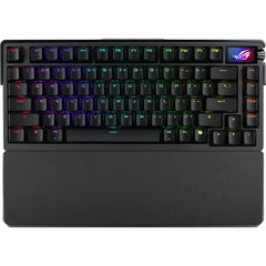 Asus Rog Azoth Extreme 75% Wireless Mechanical Gaming Keyboard with ROG NX Snow Linear Switches and Color OLED Touchscreen