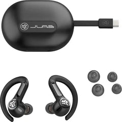 JLab Epic Sport ANC 3 True Wireless In- Earbud – Black