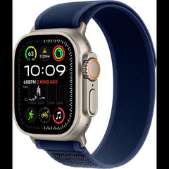 ساعة Apple Ultra 2 الذكية (GPS) مقاس 49 مم بهيكل من التيتانيوم مع حلقة