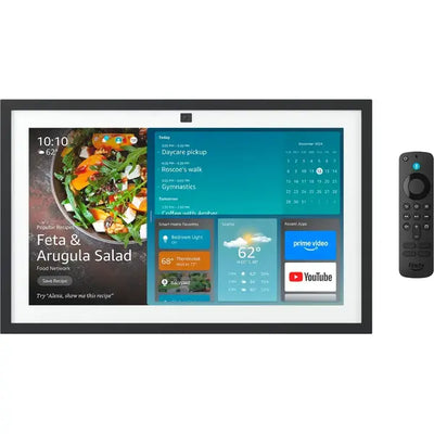 Used Amazon Echo Show 15 (2nd Gen) Smart Display with Alexa & Fire TV – Black