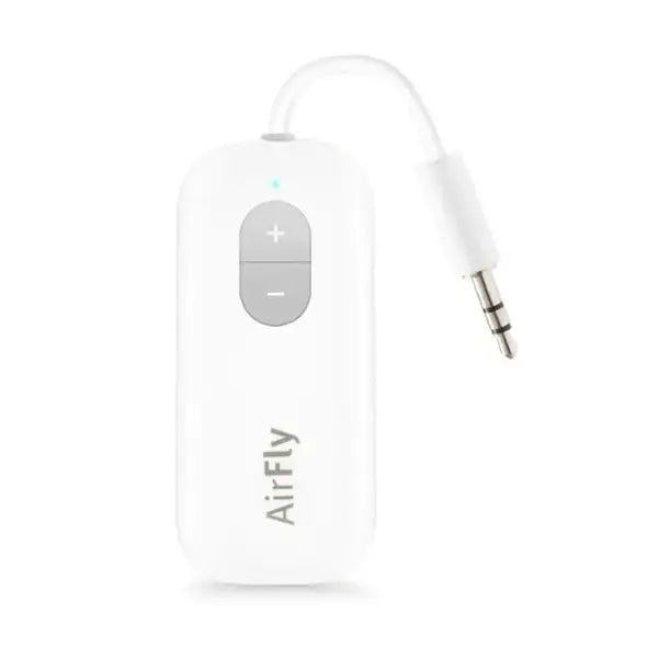 Twelve South AirFly SE Bluetooth Wireless Audio Transmitter Receiver – White