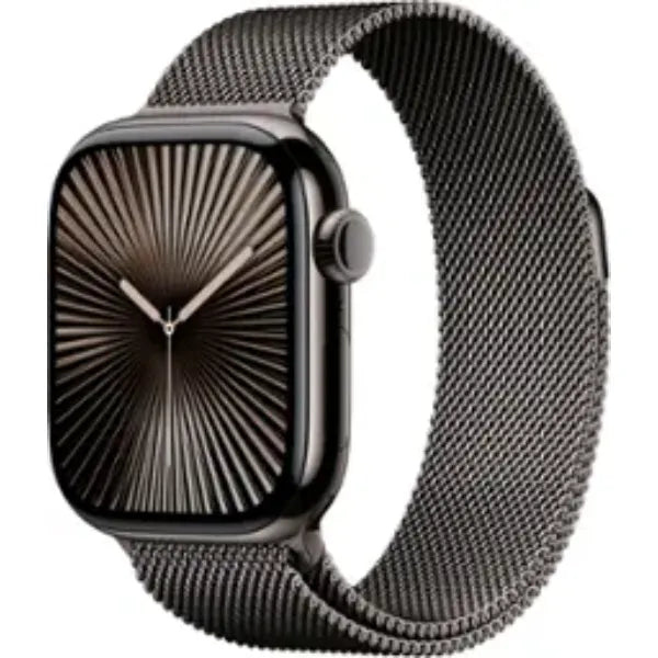 Apple Series 10 42MM (GPS + Cellular) Smart Watch Titanium Case with Milanese Loop