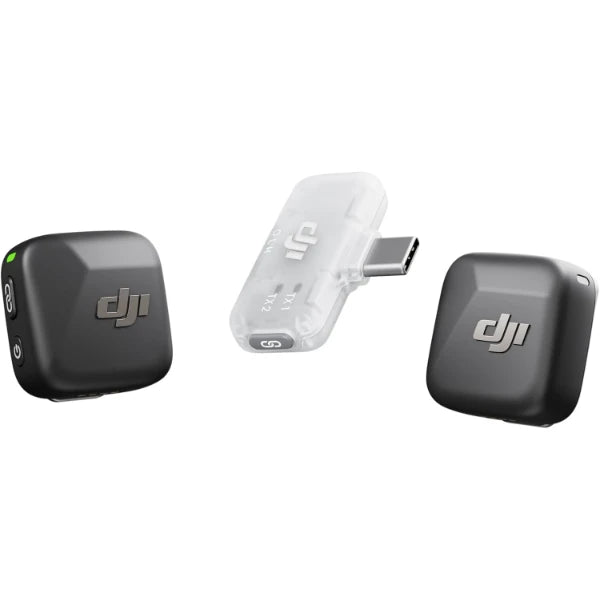 DJI Mic Mini Wireless Lavalier Microphone (2x T + 1x Mobile R) Portable Recording System