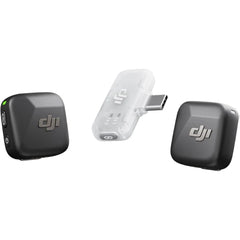DJI Mic Mini Wireless Lavalier Microphone (2x T + 1x Mobile R) Portable Recording System