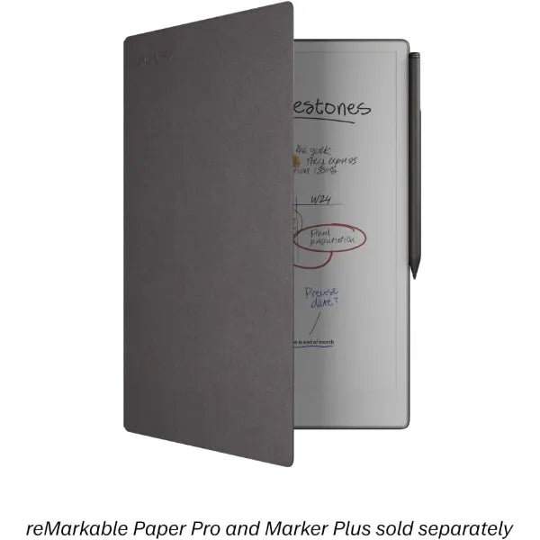 Remarkable Book Folio for Remarkable 2 Paper Tablet – Basalt