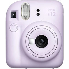 Fujifilm Instax Mini 12 60mm Lens Holiday Bundle Camera Automatic Light Adjustment – Lilac Purple