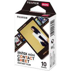 Fujifilm Instax Mini Contact Sheet Instant Camera Film – 10 Exposures
