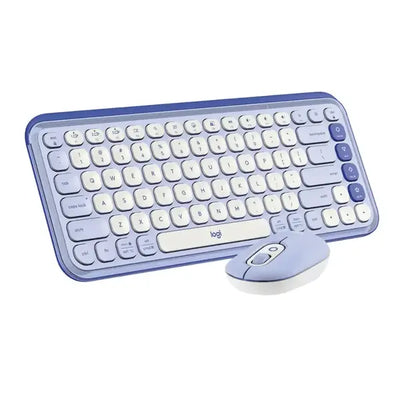 Used Logitech Pop Icon Combo Wireless Keyboard & Mouse