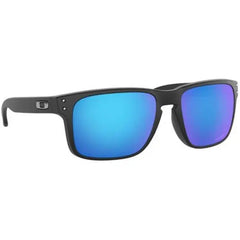 Oakley Holbrook Prizm Sapphire Polarized Square Men's Sunglasses - Matte Black