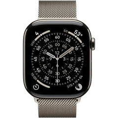 Apple Watch Series 11 (46mm) Cellular Smart Watch – Natural Titanium Case/Natural Milanese Loop