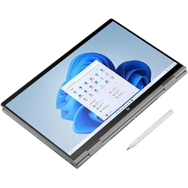 كمبيوتر محمول HP Envy x360 2-in-1 15 مستعمل مقاس 15.6 بوصة Intel Evo Core Ultra 7 155U 12-core Intel Iris Xe Graphics 32GB RAM LPDDR5 1TB SSD Windows 10 Pro 