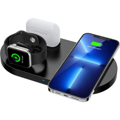 Rohs 3 in 1 Wireless Charging Station for iPhone Airpods Apple Watch