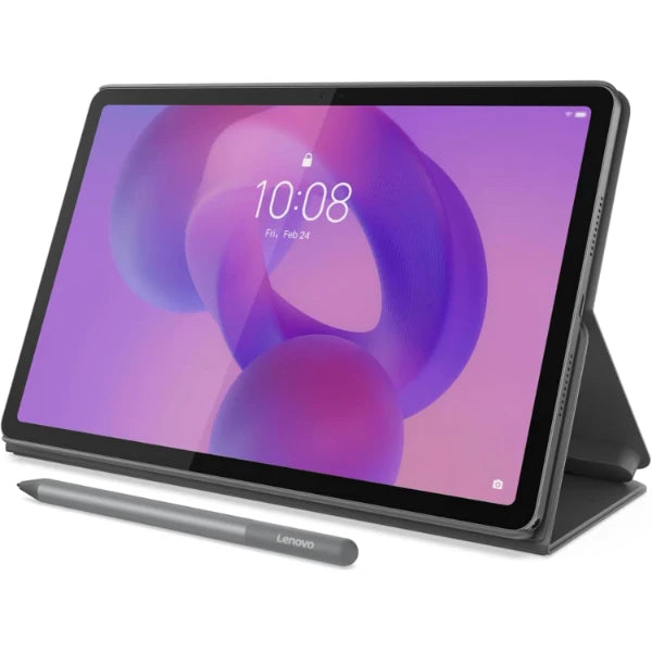 Lenovo Idea Tab 128GB with Stylus Pen & Protective Folio Case – Luna Gray