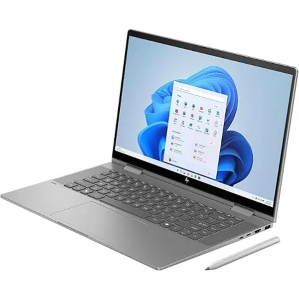 كمبيوتر محمول HP Envy x360 2-in-1 15 مستعمل مقاس 15.6 بوصة Intel Evo Core Ultra 7 155U 12-core Intel Iris Xe Graphics 32GB RAM LPDDR5 1TB SSD Windows 10 Pro 