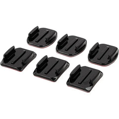 Ultimaxx Flat Curved for GoPro Camera Adhesive Helmet Mounts Accessories (6 Piece)