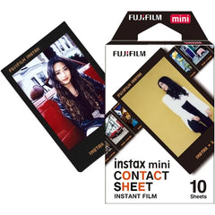Fujifilm Instax Mini Contact Sheet Instant Camera Film – 10 Exposures