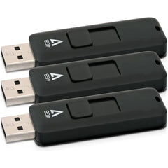 V7 USB 2.0 Flash Drive 4GB (3-Pack)
