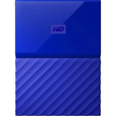 Western Digital My Passport (Password Protection) External Portable Hard Drive 2TB – Blue