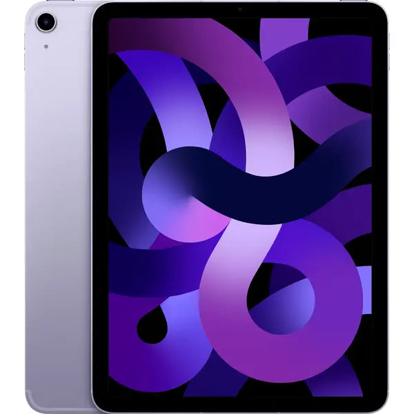 جهاز Apple iPad Air (الجيل الخامس) مقاس 10.9 بوصة مع شريحة M1 وذاكرة وصول عشوائي بسعة 8 جيجابايت وسعة تخزين 256 جيجابايت وشبكة Wi-Fi + Cell