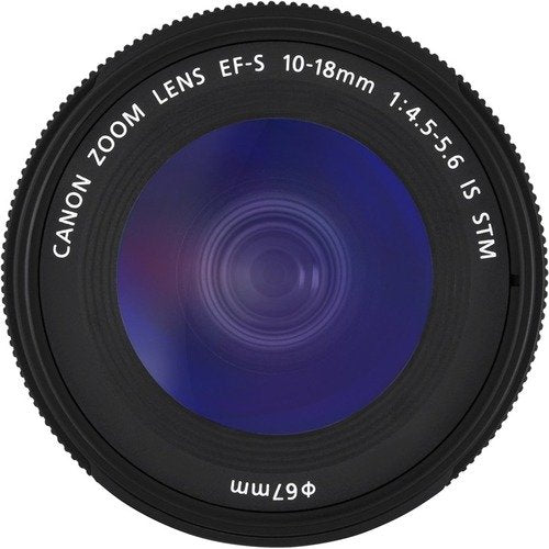 Canon Camera Lens EF-S 10-18MM F/4.5-5.6 IS STM – Black