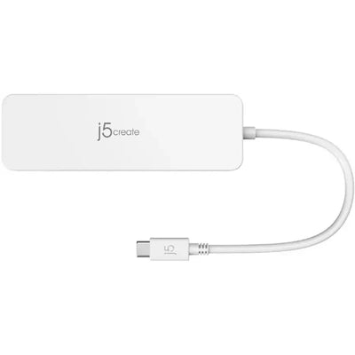 j5create USB-C Multi-Port Hub for Laptops & Tablets with 60W Power Delivery