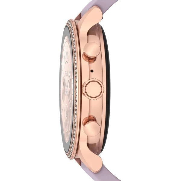 Fossil Gen 6 42MM Smart Watch Purple Silicone – Rose Gold