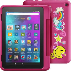 Amazon Fire HD 8 Kids Pro (12th Gen) with Rainbow Universe Case 32GB – Black