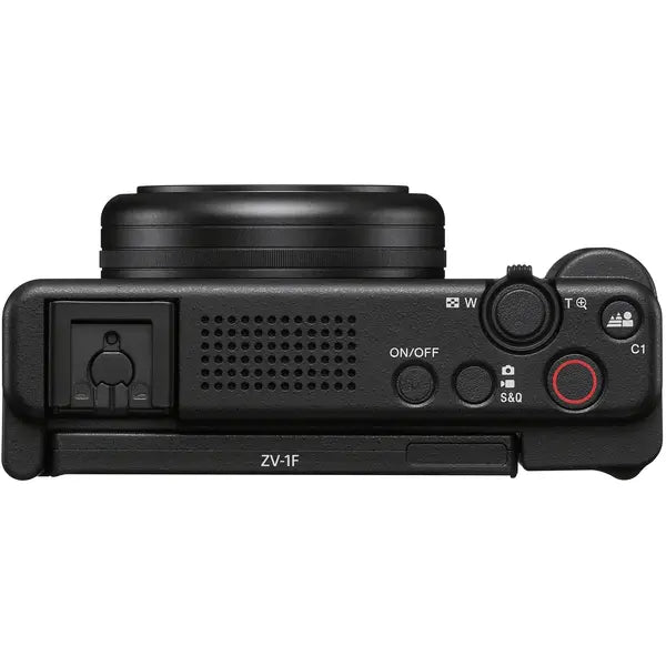 Sony - ZV-1F Vlog Camera for Content Creators and Vloggers – Black