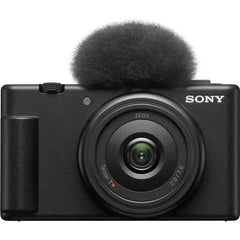 Sony - ZV-1F Vlog Camera for Content Creators and Vloggers – Black