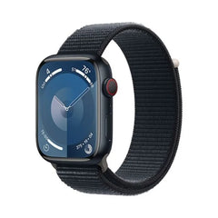 Apple Watch Series 9 (GPS) 45mm Midnight Aluminum Case with Midnight Sport Loop with Blood Oxygen - Midnight