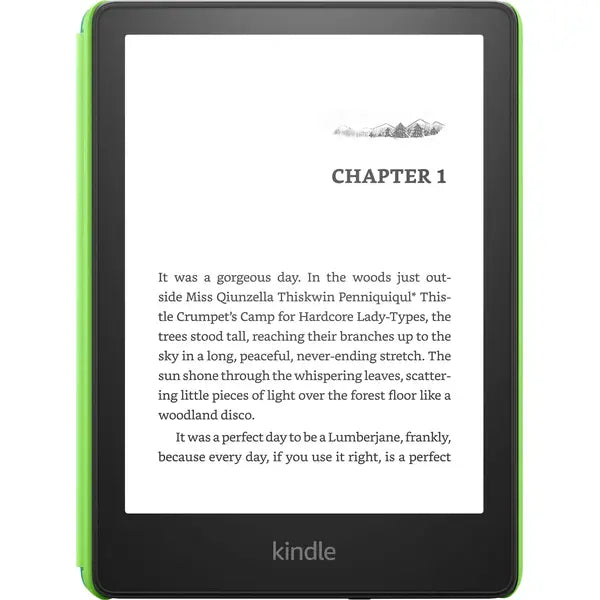 Amazon Kindle Paperwhite Kids E-Reader (11th Gen) with Emerald Forest Friendly Cover 16GB – Black