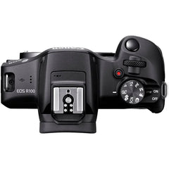 Canon EOS R100 4K Video Mirrorless Camera (Body Only) - Black