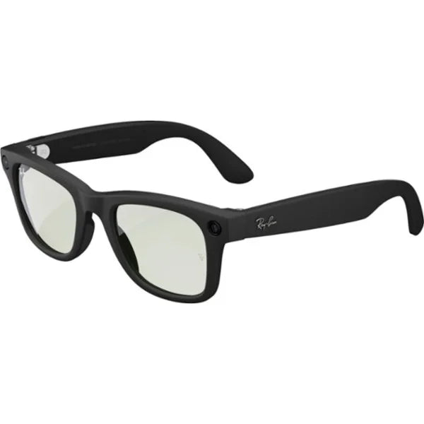 Ray-Ban Meta Wayfarer Smart Glasses with Meta AI, Audio, Photo, Video Compatibility Matte Black