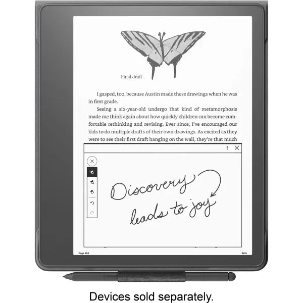 Amazon Kindle Scribe Fabric Folio Cover with Magnetic Attach for Kindle Scribe