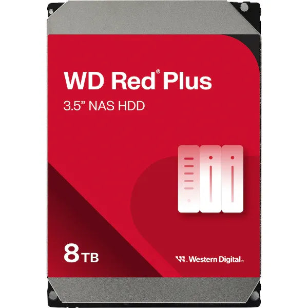 Western Digital 3.5" NAS Sata Internal Hard Drive Red Plus