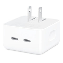 Apple 35W Dual USB-C Port Compact Power Adapter White