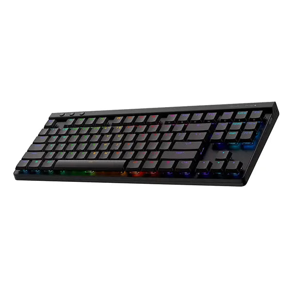 Logitech G515 LightSpeed TKL Wireless Mechanical Tactile Switch Gaming Keyboard with LightSync RGB – Black