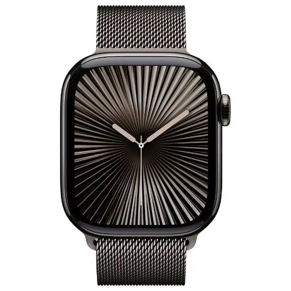 Apple Series 10 42MM (GPS + Cellular) Smart Watch Titanium Case with Milanese Loop