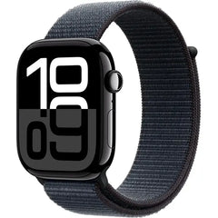 Apple Series 10 46mm (GPS) Smart Watch Aluminum Case with Sport Loop – Jet Black