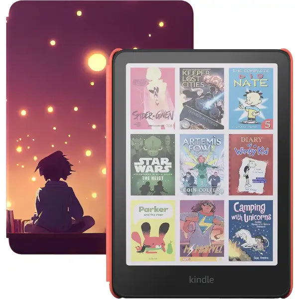 Amazon Kindle ColorSoft Kids Edition 7" (2025) – 16GB, Black with illustrated Friendly Cover