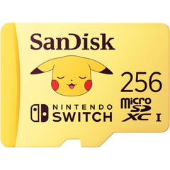 SanDisk Pokémon MicroSD Memory Card 256GB for Nintendo Switch 100MB/s