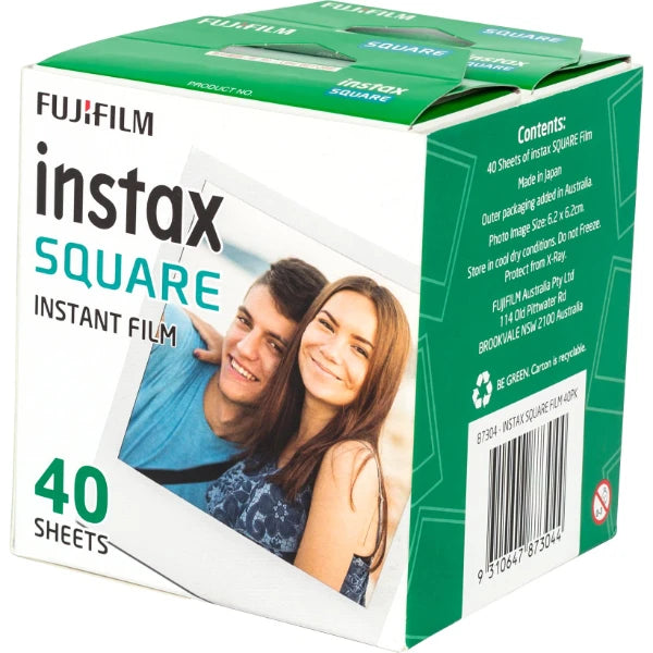 Fujifilm Instax Square Instant Camera Film 40 Exposures