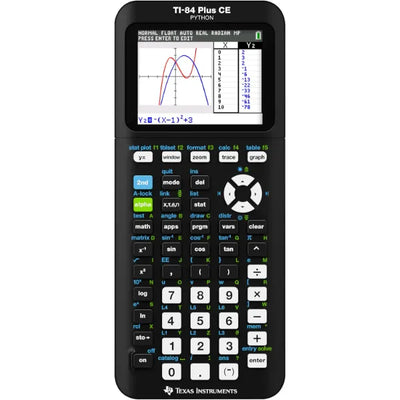 Texas Instruments Ti-84 Plus CE Python Enhanced Graphing Software Calculator