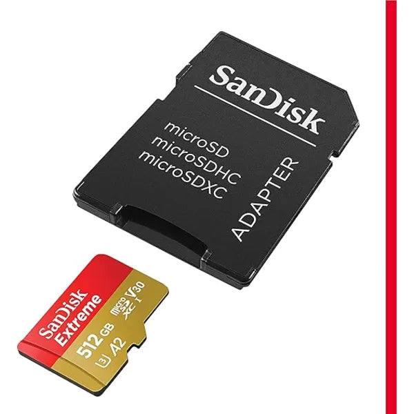 SanDisk Extreme micro SDXC Memory Card with Adapter UHS I, Class 10 190MB/S